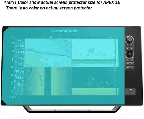 Screen Protector for HUMMINBIRD APEX 16, Light Anti-Glare Matte Guard Healing Shield Outdoor Film (For APEX 16) in Saudi Arabia