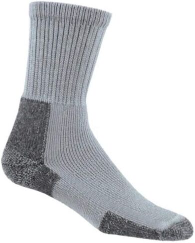 Thorlo KX Men's Thick Cushion Hiking Crew Socks, (Medium) - Gray in Saudi Arabia
