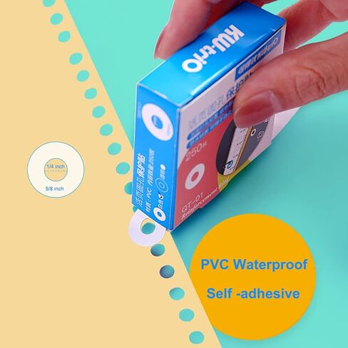 1 Hole Paper Punch with 20Pcs Loose Leaf Binder Rings 20 Sheets Capacity Desktop Hole Puncher for Paper Crafts Booklets DIY Greeting Cards Index Cards in Kuwait