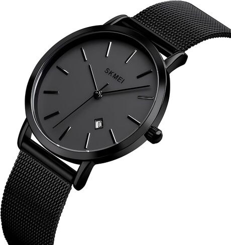 MASTOP Women's Quartz Watches Ultra-Thin Gorgeous Simple Petite Wrist Watches Small Dial Mesh Steel Bracelet in Kuwait