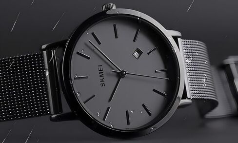 MASTOP Women's Quartz Watches Ultra-Thin Gorgeous Simple Petite Wrist Watches Small Dial Mesh Steel Bracelet in Kuwait