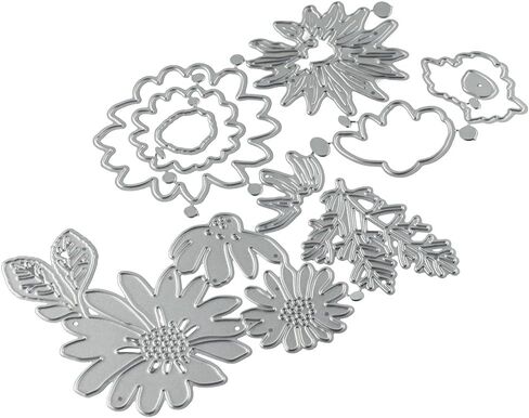 Clear Stamps and Dies for Card Making Tools,Flower Shape DIY Scrapbooking Arts Crafts Stamping Making Arts Tools,Photo Album Card Ornament in Saudi Arabia