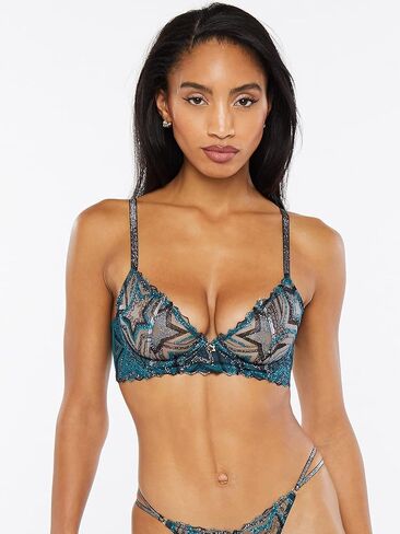 حمالة صدر نسائية من Savage X Fenty مطرزة على شكل نجمة غير مبطنة in Kuwait