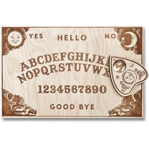 Wooden Handmade Talking Spirit Board with Planchette - Premium Quality Talking Board (Medium Classic Style)