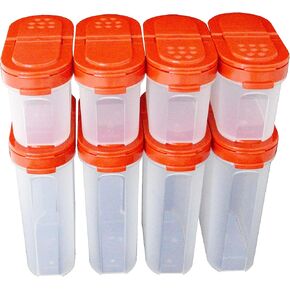 Tupperware Modular Mate Spice Shaker Set (8) red