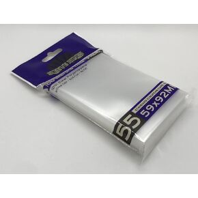 Standard European Card Sleeves (59x92mm) -55 Pack, 100 Microns by Sleeve Kings