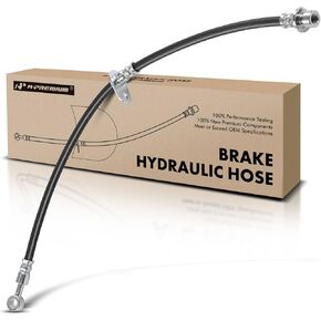 A-Premium Front Driver Brake Hydraulic Hose Compatible with Select Honda Models - Fit 2015 2016 2017 2018 2019 2020, 1.5L - Replace# 01465T5R010