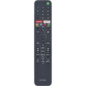 RMF-TX500U Replace Remote Control fit for Sony TV Bravia XBR-55A8H XBR-65A8H XBR-55X950G XBR-65X950G XBR-75X950G XBR-85X950G KD-75X750H KD-55X750H KD-65X750H XBR-43X800H XBR-49X800H XBR-49X950H