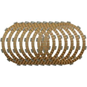 Road Passion Clutch Friction Plates 8 pcs for Harley Dyna Breakout/Super Glide/Cross Bones/Convertible/Glide Sport/Street Bob/Fat Bob/Low Rider/Switchback