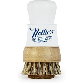 Nellie's Forever Brush - The Ultimate Sponge-Brush Hybrid for Eco-Friendly Dishwashing - Sustainable Design - Versatile Scrubbing Power - Long-Lasting Handle - Eco-Conscious Kitchen Essential