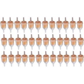 36pcs Fuel Filters Replacement for 1/4 Inch X 5/16 Inch Motorcycle Lawn Mower Universal Small Engine