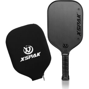 2024 XS XSPAK USAPA Carbon Fiber Pickleball Paddle - World Champion Surface Technology Options Pickleball Racket - Tournament Edition - Polypropylene Honeycomb Paddle with Cushion Comfort Grip
