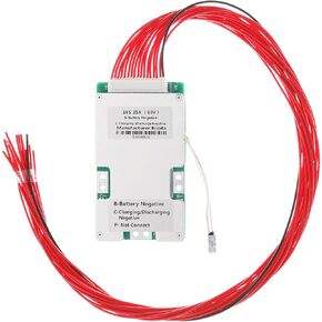 16S BMS 60V 35A PCB لوح حماية مع سلك توازن وNTC، عشر حماية وظيفية، منفذ مشترك، لتخزين الطاقة الشمسية، حزمة بطارية ليثيوم أيون للسيارة المتوازنة in Kuwait