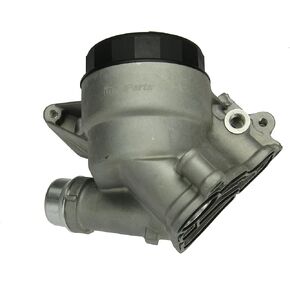 URO Parts 11428683206 Engine Oil Filter Housing, Includes Cover, Filter Element, and Gaskets