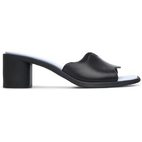 Camper Women's MEDA Heeled Sandal, Black, 7.5