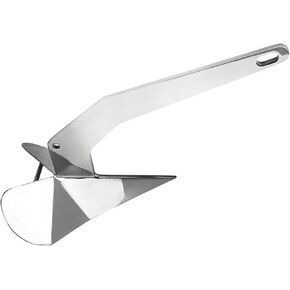 SHENGHUISS Delta Style Boat Anchor Marine Stainless Steel 316 Boat Plow Anchor Delta Style for Boats