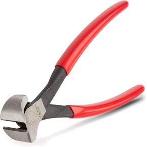 TEKTON 8 Inch End Cutting Pliers | PCT10008, Red