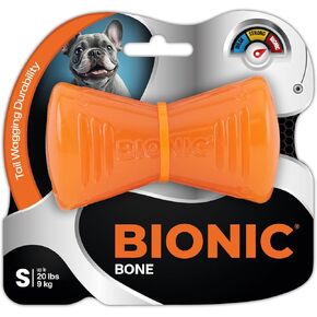 BIONIC Bone Dog Toy, Medium - Interactive Dog Chew Toy That Stands Up to The Toughest Chewers, for Dogs Between 15-35 lbs. (7-15 kg.)