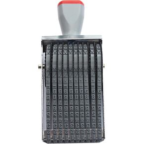 10 Digit Rubber Number Stamp, Changeable Number Alphabet Symbol