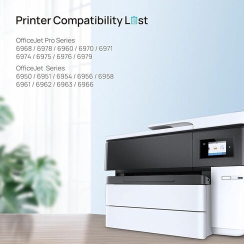 استبدال خرطوشة الحبر HALLOLUX 902XL لحزمة التحرير والسرد لخراطيش الحبر 902XL المتوافقة مع طابعات OfficeJet Pro 6978 6960 6968 6958 6950 6970 6962 6975 (5 حزم 902) in Kuwait