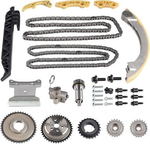 مجموعة سلسلة توقيت المحرك WATERWICH مع ضرس شداد دليل السلسلة متوافق مع Buick Chevy GMC Terrain Pontiac Saturn لاستبدال 94201S 9-4201S in Saudi Arabia