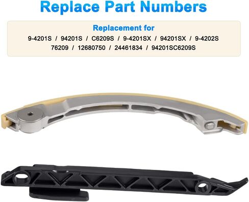 مجموعة سلسلة توقيت المحرك WATERWICH مع ضرس شداد دليل السلسلة متوافق مع Buick Chevy GMC Terrain Pontiac Saturn لاستبدال 94201S 9-4201S in Saudi Arabia