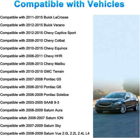 مجموعة سلسلة توقيت المحرك WATERWICH مع ضرس شداد دليل السلسلة متوافق مع Buick Chevy GMC Terrain Pontiac Saturn لاستبدال 94201S 9-4201S in Saudi Arabia