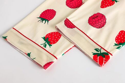 Vopmocld Girls Pajama Sets 3pcs Button Down Short Sleeve Long Pants With Shorts Sleepwear Cute Patterns Nighty For Teens in Saudi Arabia