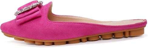 VYKF Mules for Women Flats Comfortable Slip on Backless Loafers Closed Toe Slides Women's Pointed Toe Mules Shoes in Kuwait