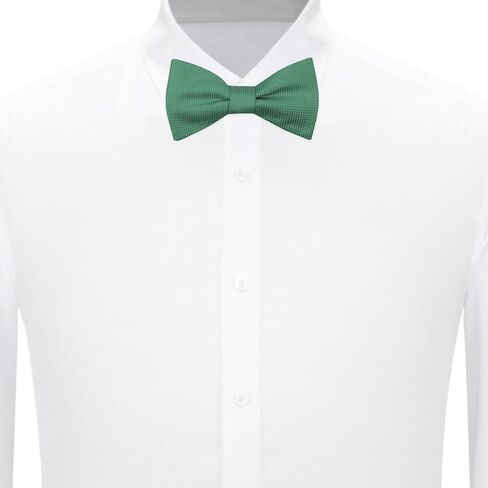 Jacob Alexander Men's Woven Subtle Mini Squares Adjustable Self-Tie Bow Tie in Kuwait