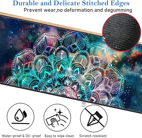 Cute Pictographic Pen Holder with Phone Stand, Mouse Pad and Coaster Set Combination, Table Decoration Accessories Multifunctional Pencil Case Organizer, Leopard Print in Kuwait