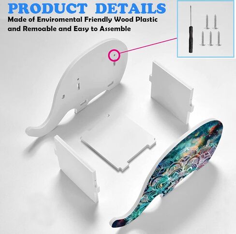 Cute Pictographic Pen Holder with Phone Stand, Mouse Pad and Coaster Set Combination, Table Decoration Accessories Multifunctional Pencil Case Organizer, Leopard Print in Kuwait