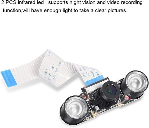 for Raspberry Pi 4 B 3 B+ Camera Module for Raspberry Pi 3 b+ Webcam Camera 5MP 1080p OV5647 HD Video Webcam Compatible with Raspberry Pi 2 Raspberry-pi 3 Model B Model B+ in Saudi Arabia