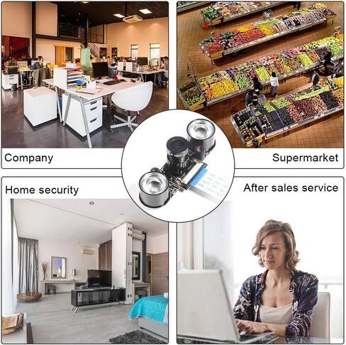 for Raspberry Pi 4 B 3 B+ Camera Module for Raspberry Pi 3 b+ Webcam Camera 5MP 1080p OV5647 HD Video Webcam Compatible with Raspberry Pi 2 Raspberry-pi 3 Model B Model B+ in Saudi Arabia