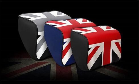 دابوك Union Jack وسادة الرقبة وسادة رغوة الذاكرة مسند رأس السيارة وسادة دعم نوع C وسادة لراحة الرقبة وتخفيف آلام مقعد السيارة منحنى الراحة وتقليل التعب القيادة (رمادي) in Saudi Arabia