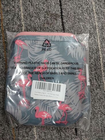 حقيبة مكياج كبيرة بسحاب لتنظيم مستحضرات التجميل أثناء السفر للنساء (كبيرة، جلد الفهد) in Kuwait