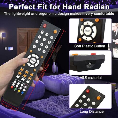 8142026670003C Universal Remote Control Replacement Compatible with All Sceptre TV Remote in Kuwait