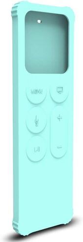 AWINNER Protective Case Compatible for Apple TV 4K 5th / 4th Gen Remote/HD Siri Remote (1st Generation) - Lightweight [Anti Slip] Shock Proof Silicone Cover for Apple TV Siri Remote Controller (Cyan) in Saudi Arabia