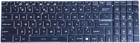 لوحة مفاتيح بديلة جديدة متوافقة مع MSI GS75 Stealth، GE75 Raider، MSI GP75 GL75 GL65 GP65 Leopard Series مع إضاءة خلفية RGB لكل مفتاح in Saudi Arabia