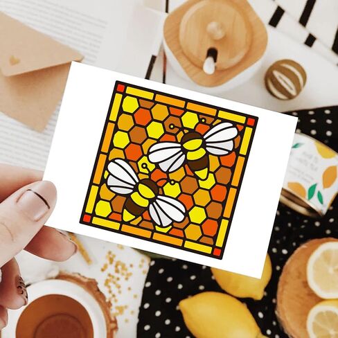 GLOBLELAND Metal Stained Flower Glass Cut Dies Peacock and Bee Embossing Template Sunflower and Turtle Leaf Die Cuts for Scrapbooking for Card DIY Craft in Saudi Arabia