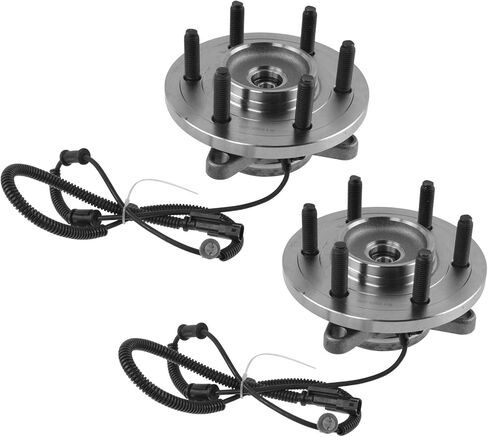 TRQ Front Wheel Hub Bearings Assembly Set Compatible with 2011-2014 Ford Expedition 2010-2014 F-150 Lincoln Navigator in Saudi Arabia