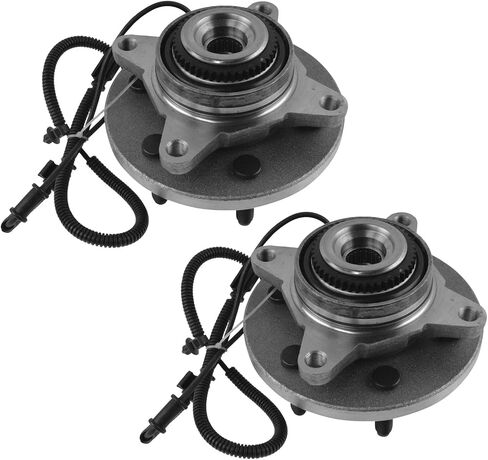 TRQ Front Wheel Hub Bearings Assembly Set Compatible with 2011-2014 Ford Expedition 2010-2014 F-150 Lincoln Navigator in Saudi Arabia