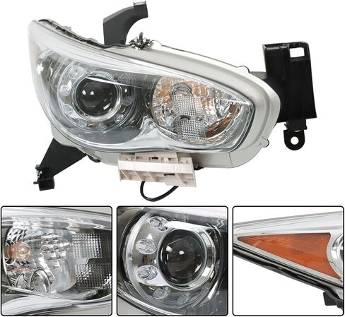 WFLNHB Headlight Assembly Replacement for Infiniti JX35 QX60 2013-2015 Right Front HID/Xenon Headlamp Passenger Side 260103JA0A in Saudi Arabia