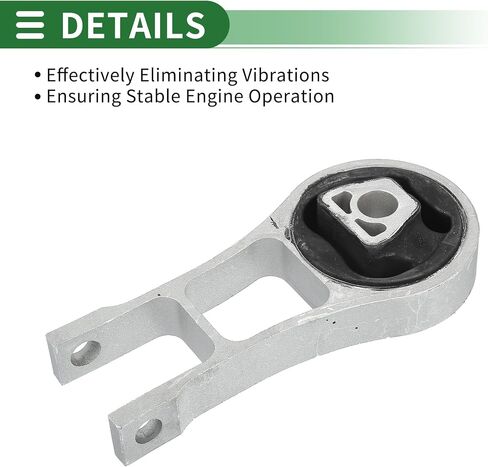 Motoforti Engine Motor Mount, Engine Mount Rear, for Jeep Cherokee 2.4L 2014-2018, No.68157441AD, Silver Tone in Saudi Arabia