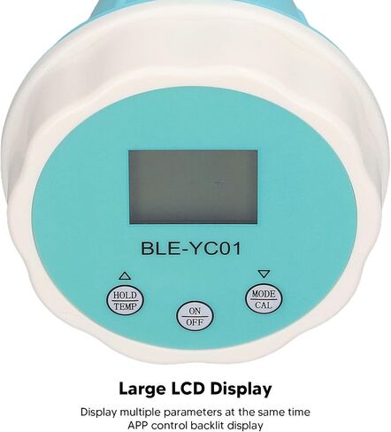BLE YC01 Pool Monitor PH TDS EC ORP CL e Temperature 6 in 1 Detector Water Quality Tester in Saudi Arabia