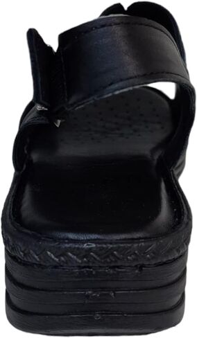 Alice Women's Comfortable, Leather Sling Back Sandal with Extra Cushioned Soft Footbed in Saudi Arabia