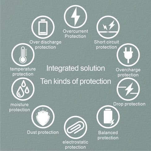 16S BMS 60V 35A PCB لوح حماية مع سلك توازن وNTC، عشر حماية وظيفية، منفذ مشترك، لتخزين الطاقة الشمسية، حزمة بطارية ليثيوم أيون للسيارة المتوازنة in Kuwait