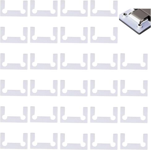 Gasket Replacement Kit for Hinges, 20PCS Rubber Shower Doors Hinge Replacement Part Black Anti-Slip Gasket Glass Hinge Replacement Kit in Saudi Arabia