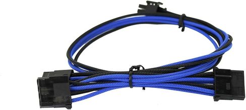 EVGA Black & Light Blue 550-650 G2/G3/G5/G6/G7/GA/G+/GM/P2/P3/P5/P6/P+/T2 Power Supply Cable Set, Individually Sleeved (100-G2-06KL-B9) in Saudi Arabia