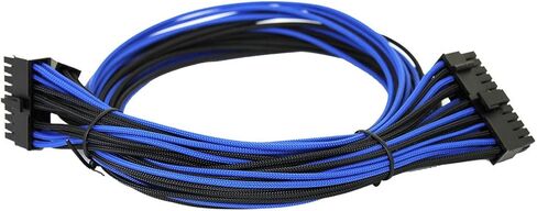 EVGA Black & Light Blue 550-650 G2/G3/G5/G6/G7/GA/G+/GM/P2/P3/P5/P6/P+/T2 Power Supply Cable Set, Individually Sleeved (100-G2-06KL-B9) in Saudi Arabia